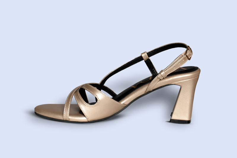 Golden-Hour Block Heel